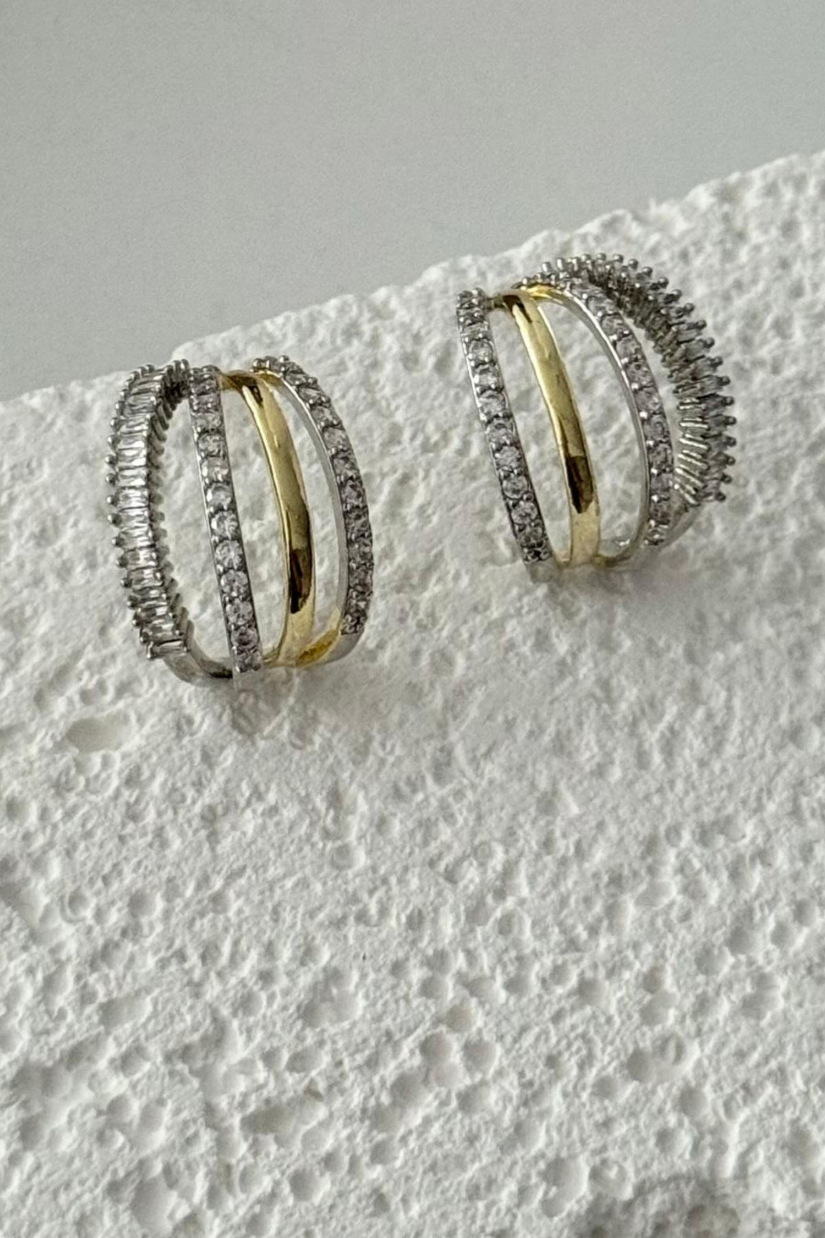MY ACCESSORIES Steel Mers Earrings