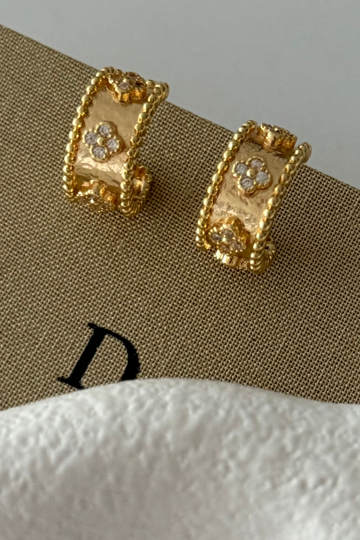 MY ACCESSORIES Van Cleef Steel Earrings