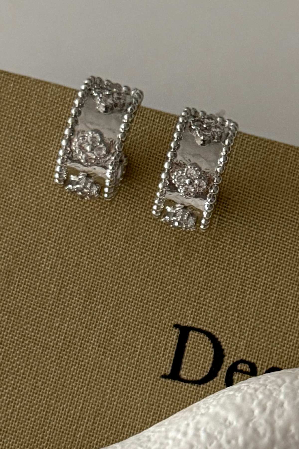 MY ACCESSORIES Van Cleef Steel Earrings